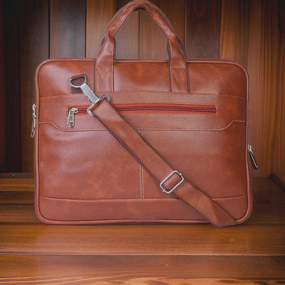 house of common Men & Women Tan Messenger Bag