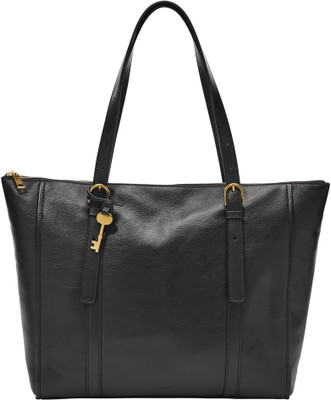 FOSSIL Women Black Tote