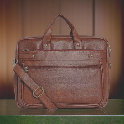 JairaJ Men & Women Tan Messenger Bag