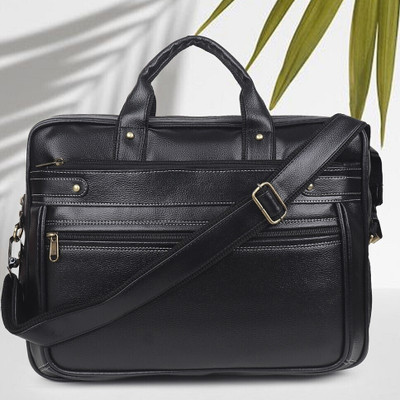 Glacier Men & Women Black Messenger Bag