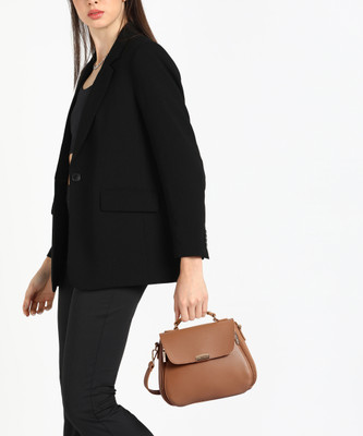 LINO PERROS Women Beige Shoulder Bag