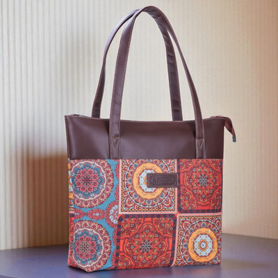 Parisal Women Brown, Multicolor Handbag