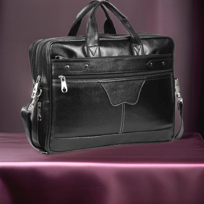 house of common Men & Women Black Messenger Bag