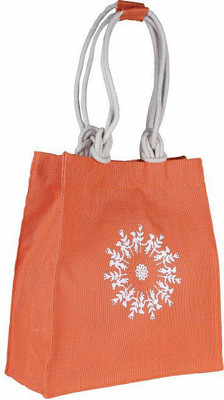Jute Tree Women Orange Tote