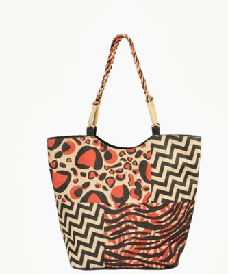 Jute Tree Women Orange Hand-held Bag