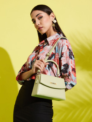 Fargo Women Green Hand-held Bag
