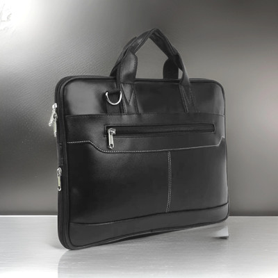 house of common Men & Women Black Messenger Bag
