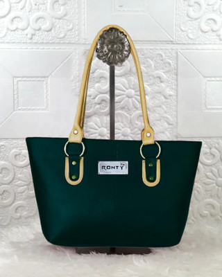 Ronty Women Green, Beige Shoulder Bag
