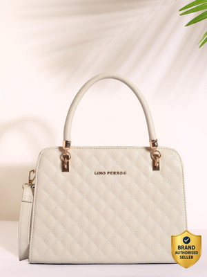 LINO PERROS Women White Shoulder Bag