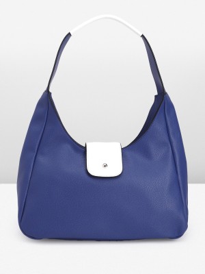 French Connection Women Blue Hobo