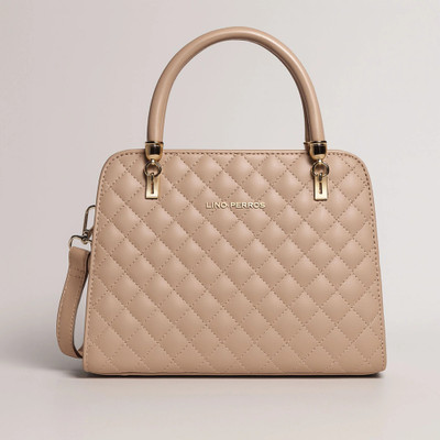 LINO PERROS Women Beige Shoulder Bag