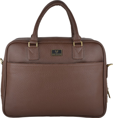 MEYVIN Men & Women Brown Messenger Bag