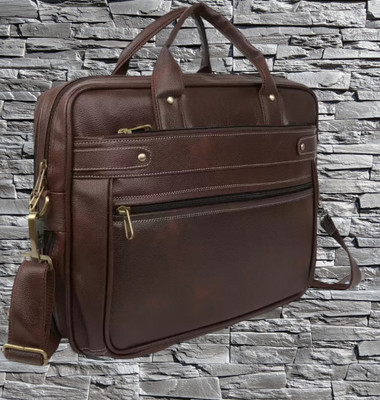 Shivra Men & Women Brown Messenger Bag