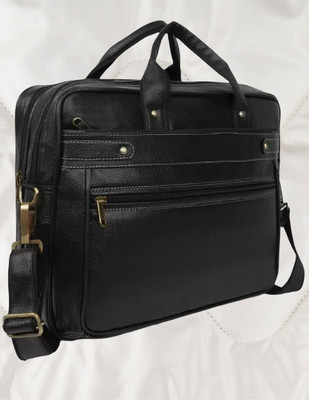 house of common Men & Women Black Messenger Bag
