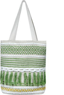 MIVRA Women Green Tote