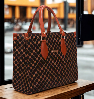 LEMNI Women Brown Tote