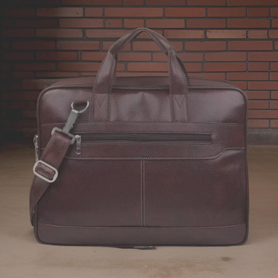 Shivra Men & Women Brown Messenger Bag