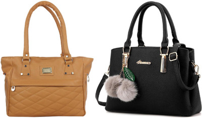 JRD COLLECTION Women Brown, Black Messenger Bag