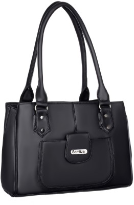 Binwage Women Black Shoulder Bag