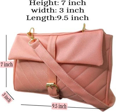 Shahin enterprise Women Pink Sling Bag