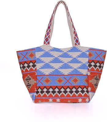 Boho Girl Women Multicolor Tote