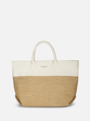 CARLTON LONDON Women White Tote