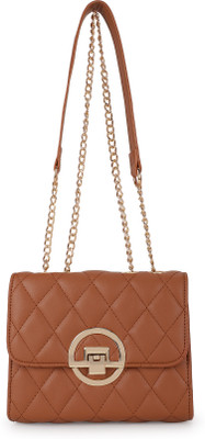 Fastrack Women Tan Sling Bag