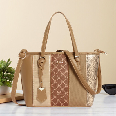 Exotic Women Tan Tote