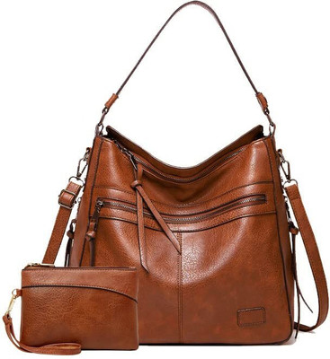 SYGA Women Brown Hobo(Pack of: 2)