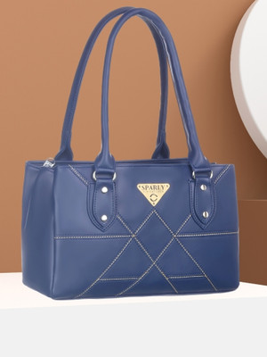 Sparly Women Blue Handbag