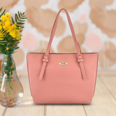 Krozilla Women Pink Tote