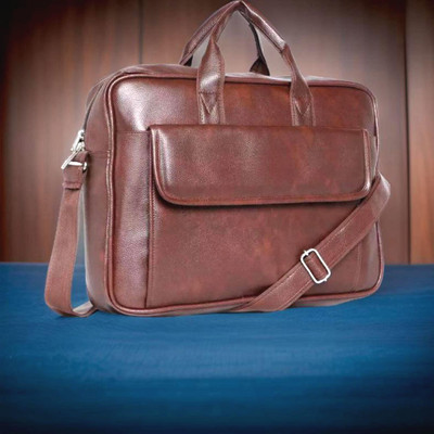 house of common Men & Women Brown Messenger Bag