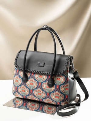 ZOUK Women Blue, Black Satchel