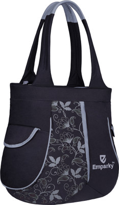Emparky Women Black, Grey Shoulder Bag