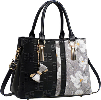 ZELION Women Black Handbag