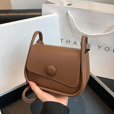 GrabOn Women Brown Messenger Bag