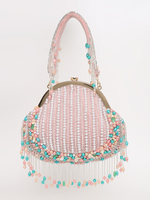 QAIDAFASHION Women Pink, Green Handbag
