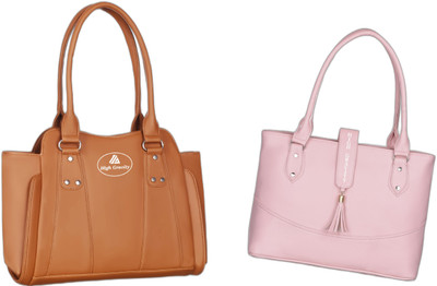 High Gravity Women Pink, Pink Shoulder Bag(Pack of: 2)