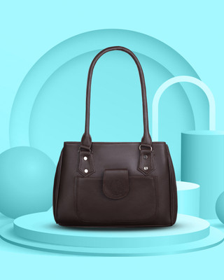Lazzaroo Brown Hand-held Bag New Trendy & Fancy Ladies Bag With Unique Fancy LB118