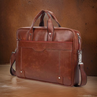 JairaJ Men & Women Tan Messenger Bag