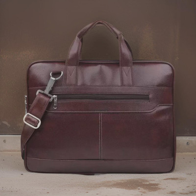 house of common Men & Women Brown Messenger Bag
