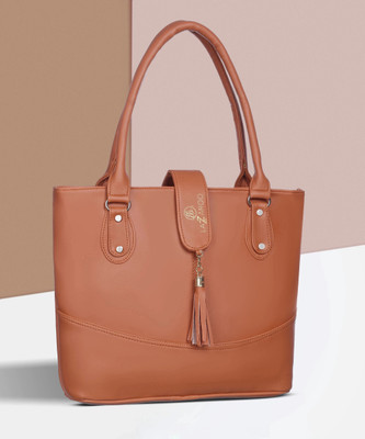cp criceep Women Tan Shoulder Bag