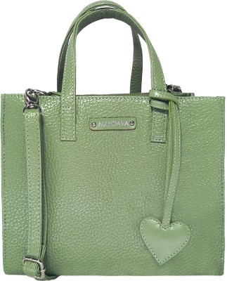 MANDAVA Women Green Handbag