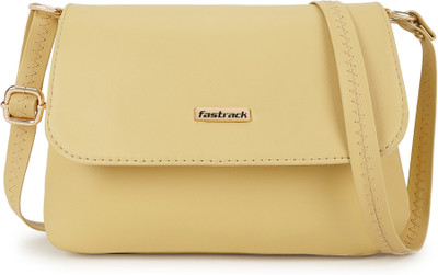 Fastrack Women Yellow Sling Bag