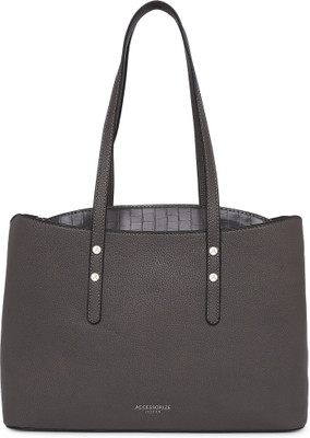ACCESSORIZE LONDON Women Grey Hand-held Bag