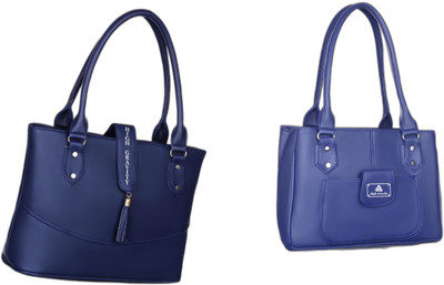 High Gravity Women Blue, Blue Handbag(Pack of: 2)