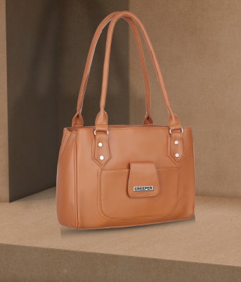 house of common Women Tan Shoulder Bag