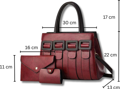 ZELION Women Maroon Handbag