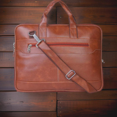 house of common Men & Women Tan Messenger Bag