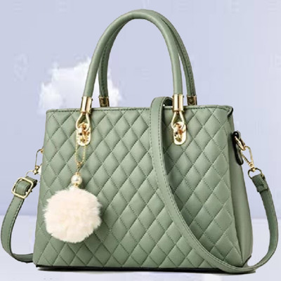 Paradise Fashion Women Green Handbag